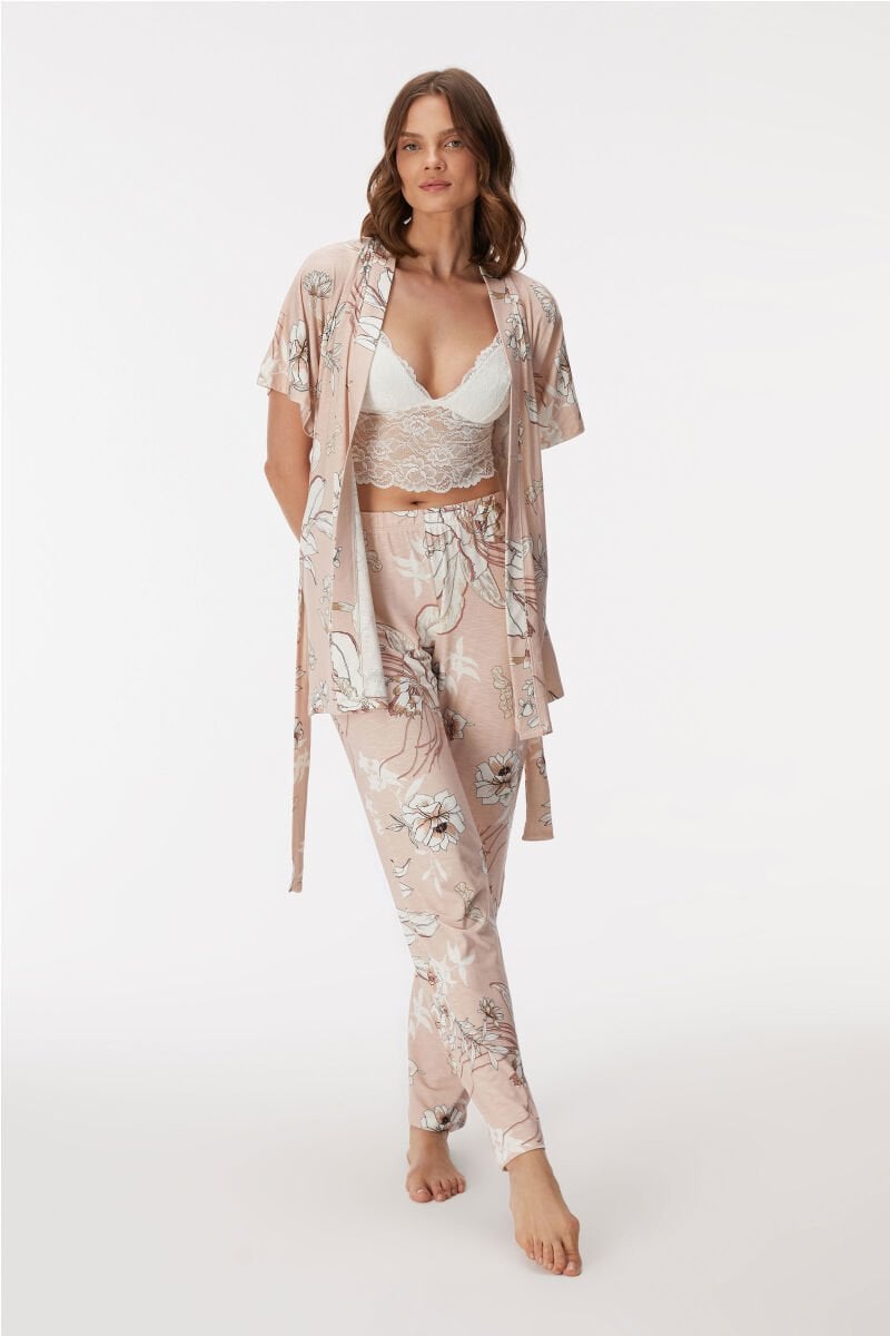 Anıl 11398 Bayan Bralet Sabahlık Takım