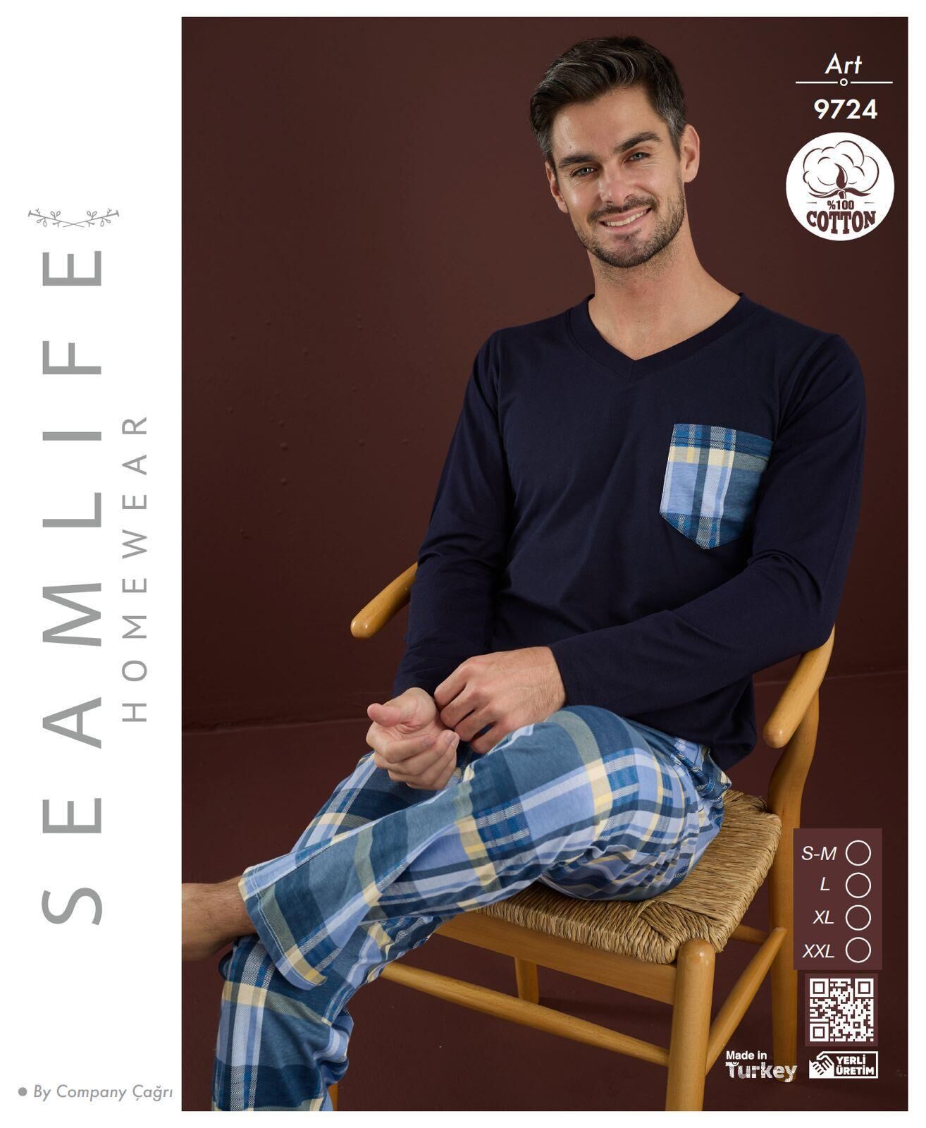 Seamlife Erkek Penye Pijama Takım