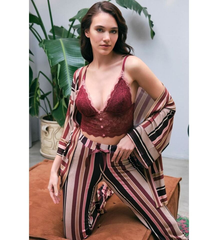 ANIL 5660 SABAHLIK BRALET PANT TAK