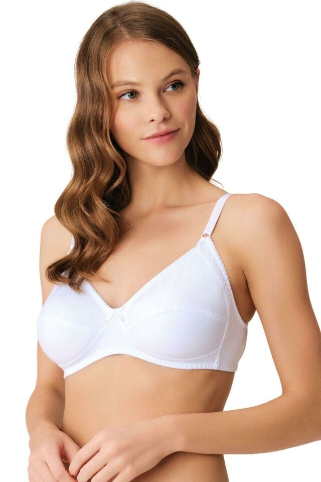 Anıl Kadın Pamuklu Balensiz Desteksiz Toparlayıcı Klasik Sütyen 0512