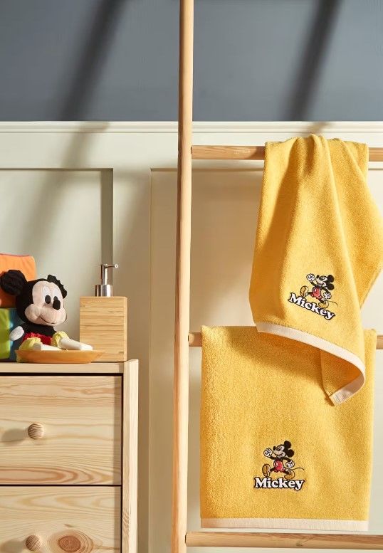 Özdilek Disney Mickey Mouse Happy Sarı Banyo Seti