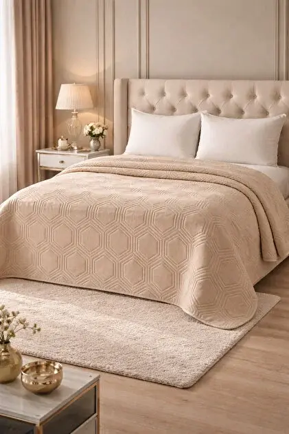 Özdilek Çift Kişilik Trendy Art Deco Battaniye