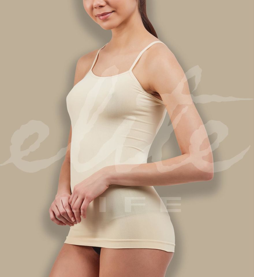 ELİTE LİFE 846 AT-01 İNCE ASKILI ATLET ---TEN - L-XL