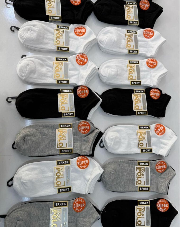 Erkek E-3 3lü penye patik