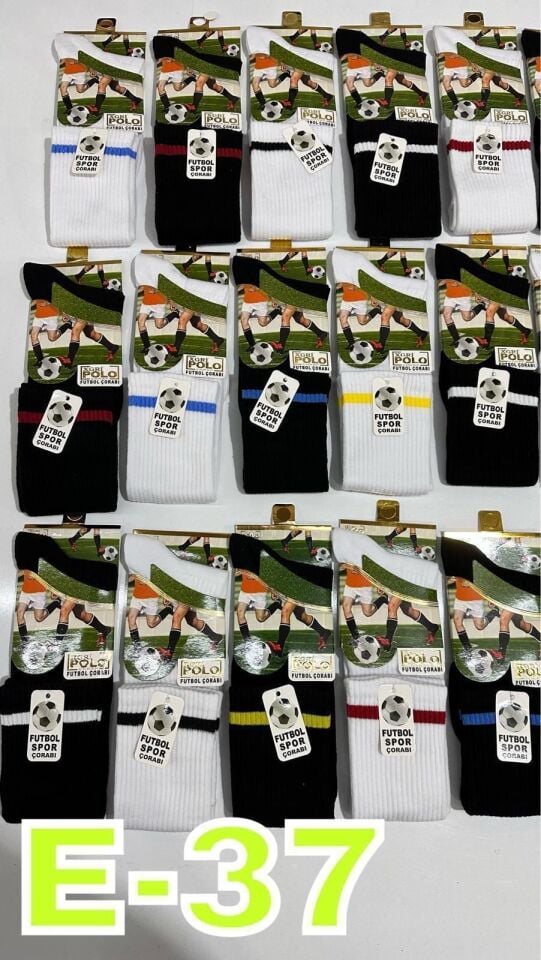 Erkek E-37 Futbol Çorapı