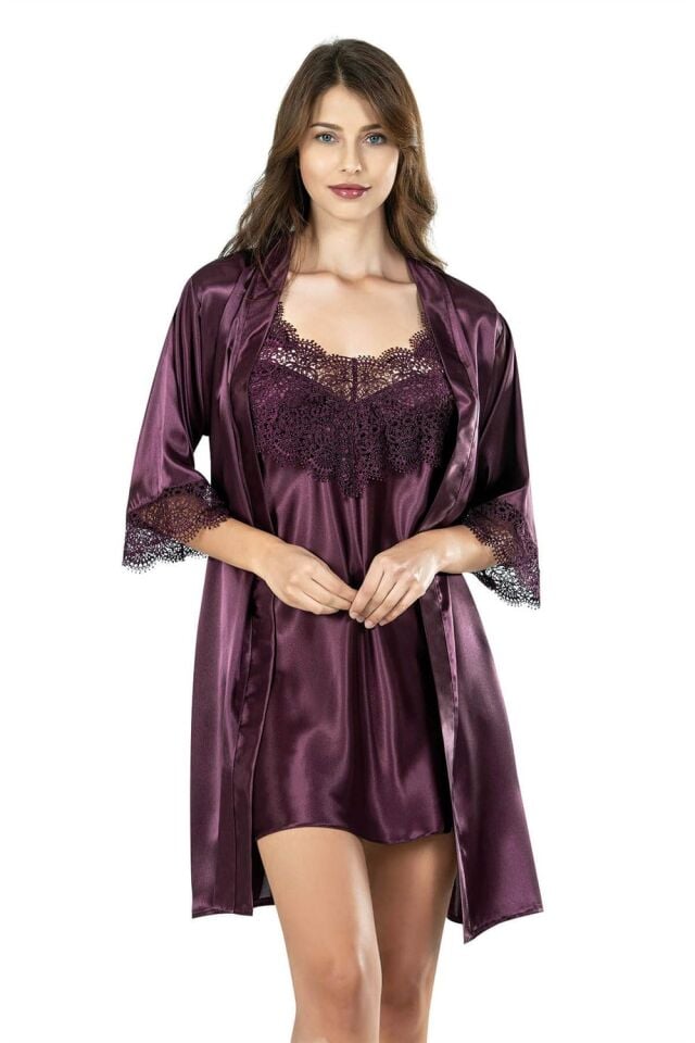 Ahu 7607 2li Kısa Gecelik Takım