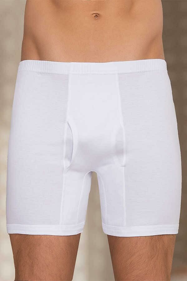 Berrak 1055 Erkek Lüx Paçalı Boxer -BEYAZ - -64