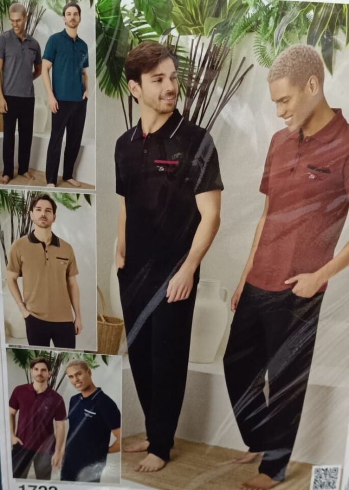 Elite Point 1722 Erkek K.Kol Pijama Takımı