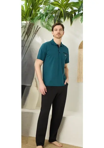 Elite Point 1722 Erkek K.Kol Pijama Takımı