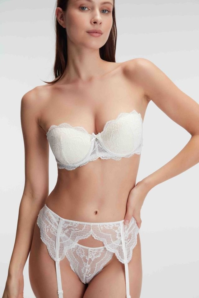 Anıl Kadın Sütyen, Jartiyer, String ve Çorap Takım 4843