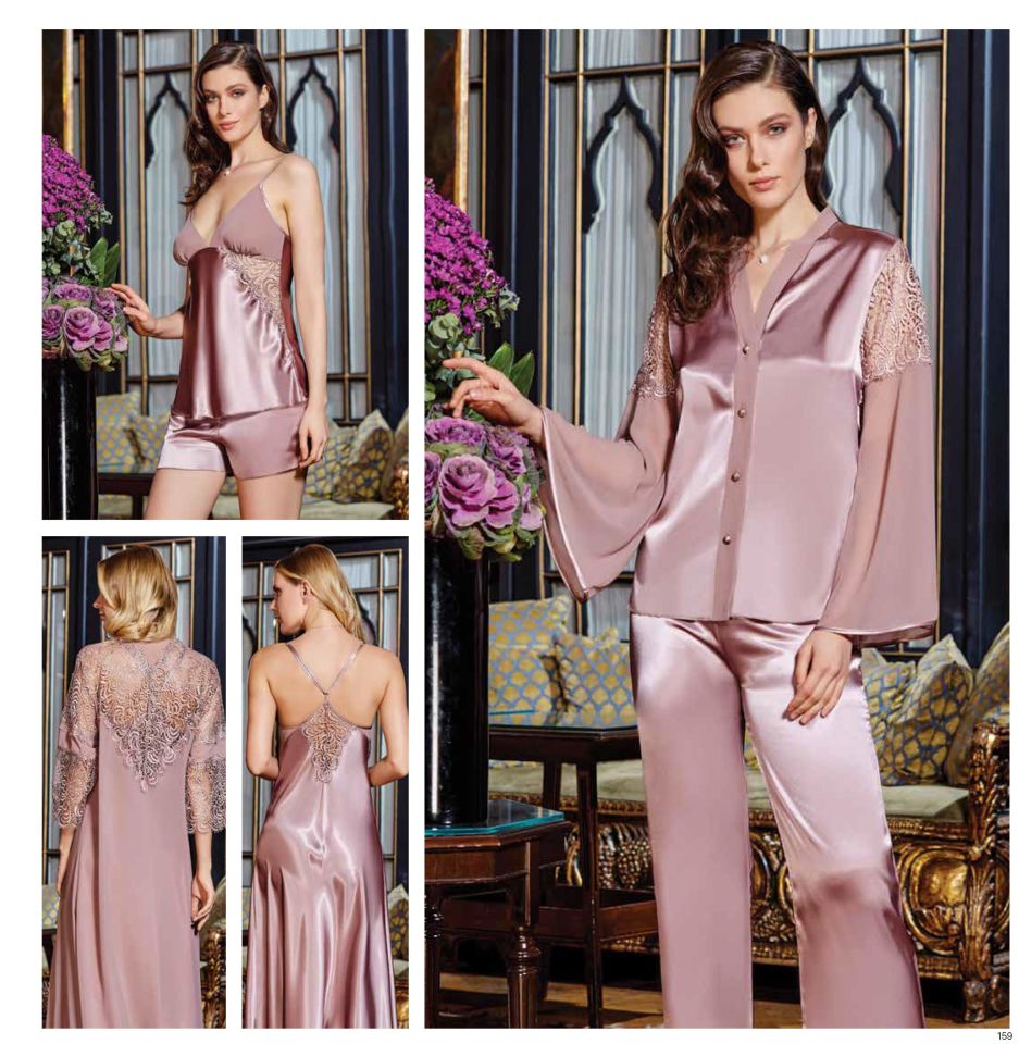 Jeremi 636 Saten Dantelli 6 Lı Set