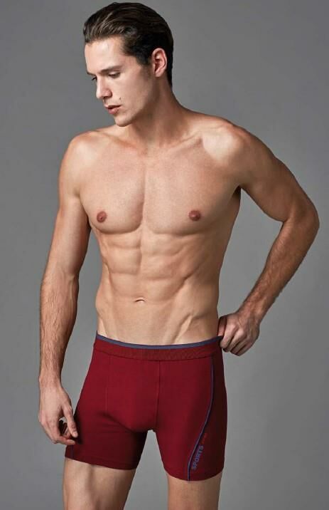 Eros 014 Compact Erkek Boxer -BORDO - - M