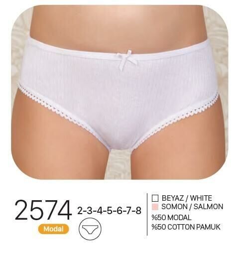 Berrak 2574 Kız Çocuk Bikini -BEYAZ - 5/6