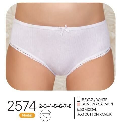 Berrak 2574 Kız Çocuk Bikini -BEYAZ - 910