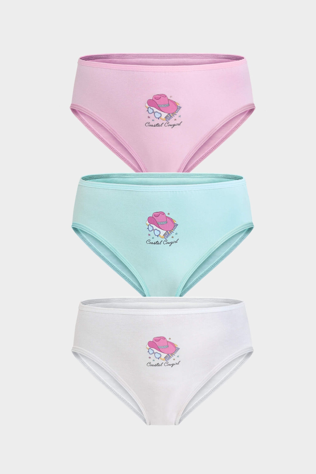 Berrak 5665 kız çocuk 3lü slip külot
