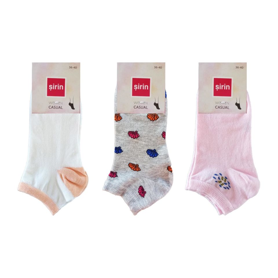 ŞİRİN 4060 BAYAN DESENLİ PATİK