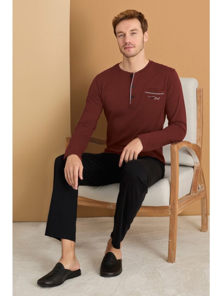 Elite Point 1250 Erkek Uzun Kol Pijama Takımı