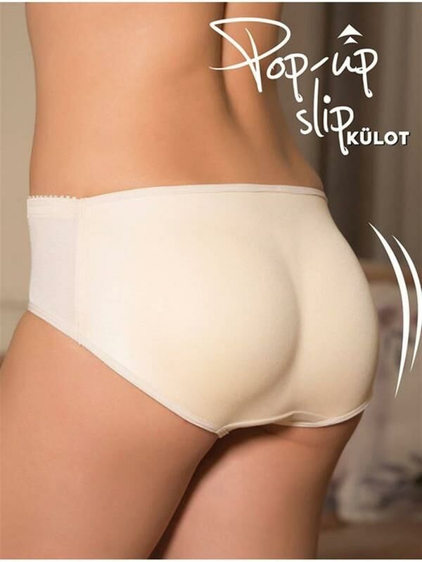 Anıl Kadın Kalça Kaldıran Destekli Pop-Up Slip 2689 -- M - ---TEN