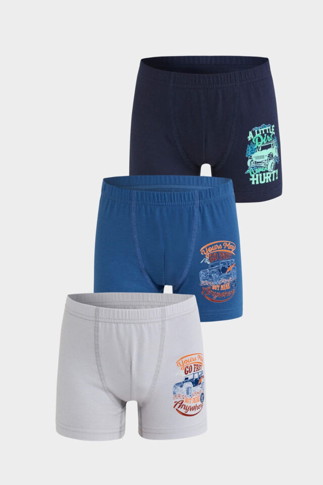 Berrak 5073 erkek çocuk 3lü boxer