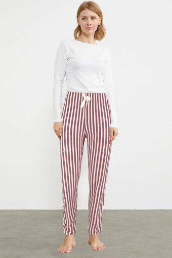 Pijamoni 349 Bayan Sendy Tek Alt