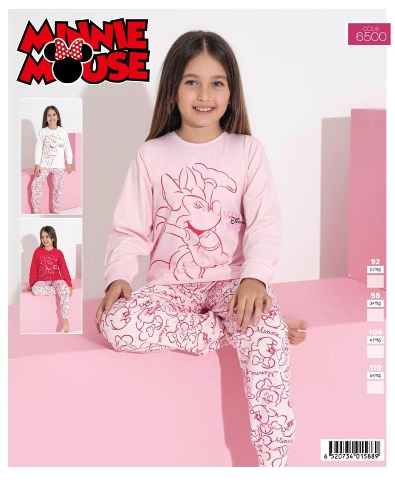 Tarık 6500 kız çocuk pijama takım 3/4/5/6