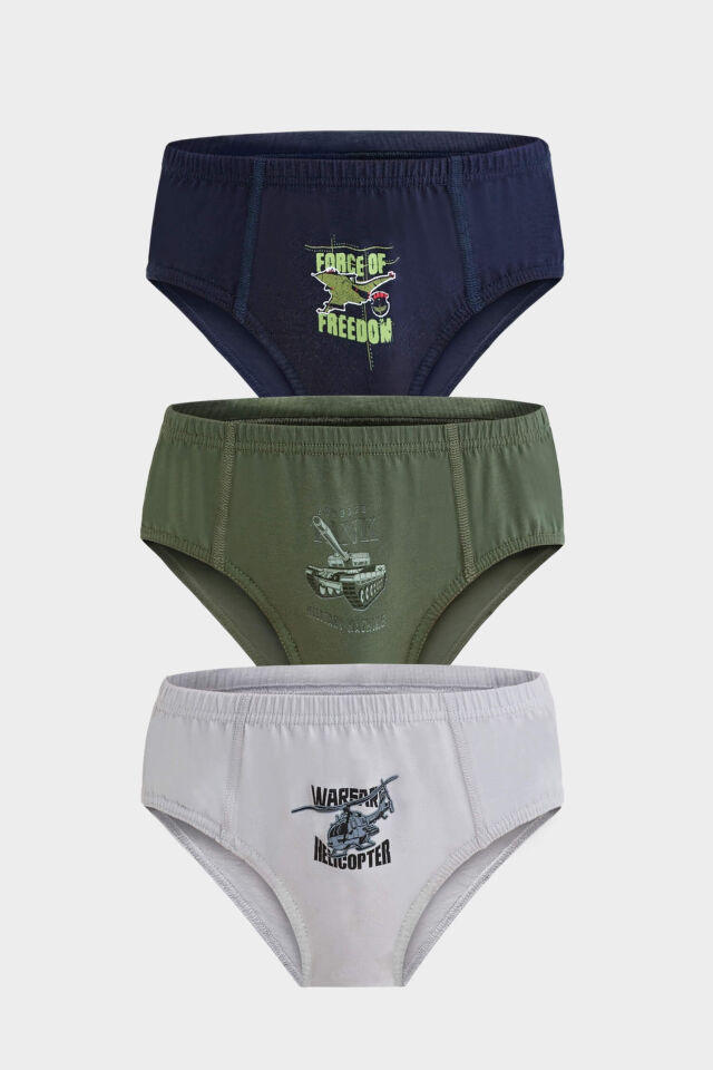 Berrak 5086 erkek çocuk 3lü slip