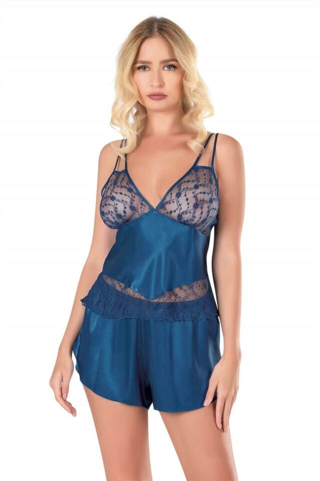 PRİMODA 9127 SATEN BABYDOLL -PETRO - -- S