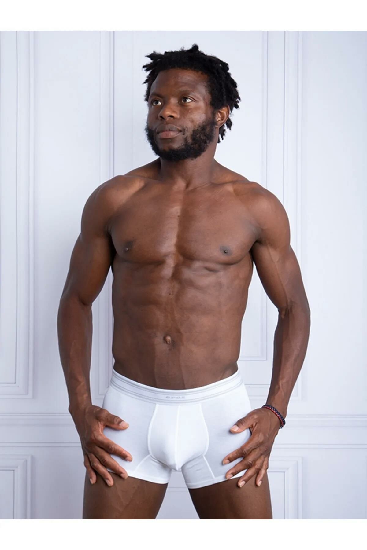 Eros 051 Erkek Modal Boxer -BEYAZ - - L