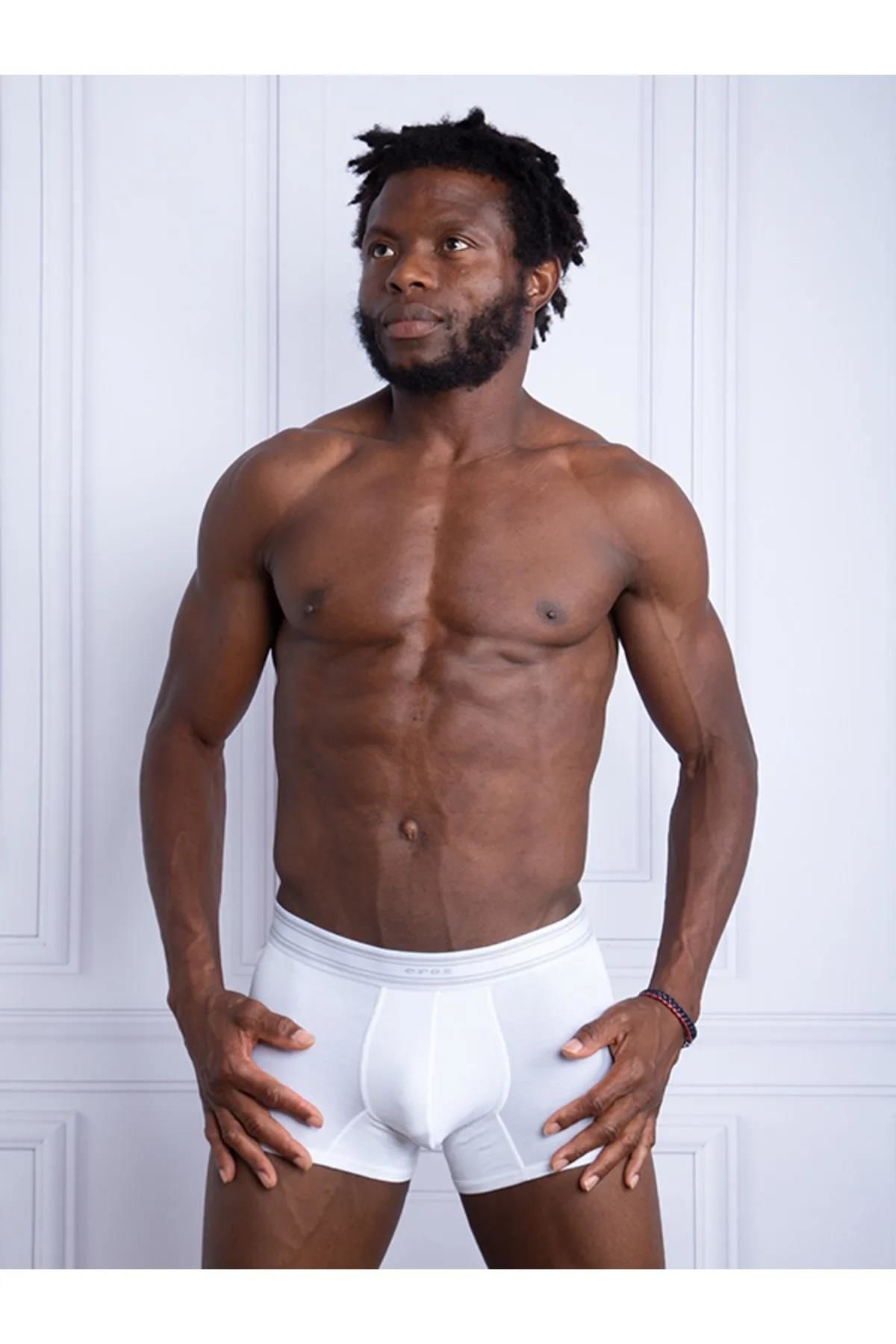 Eros 051 Erkek Modal Boxer -BEYAZ - -XL