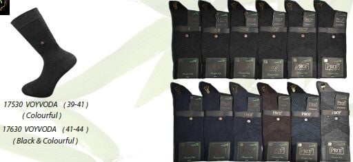 Pro 17530 erkek bamboo mevsimlik çorap g