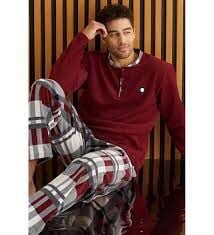 Pijamoni 782 Erkek Polar Tek Alt