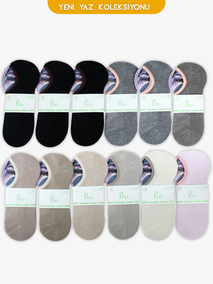 Pro 20805 bayan bambu sneaker babet