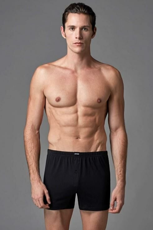 Eros 038 Erkek Modal 2 Li Boxer -SİYAH - - L