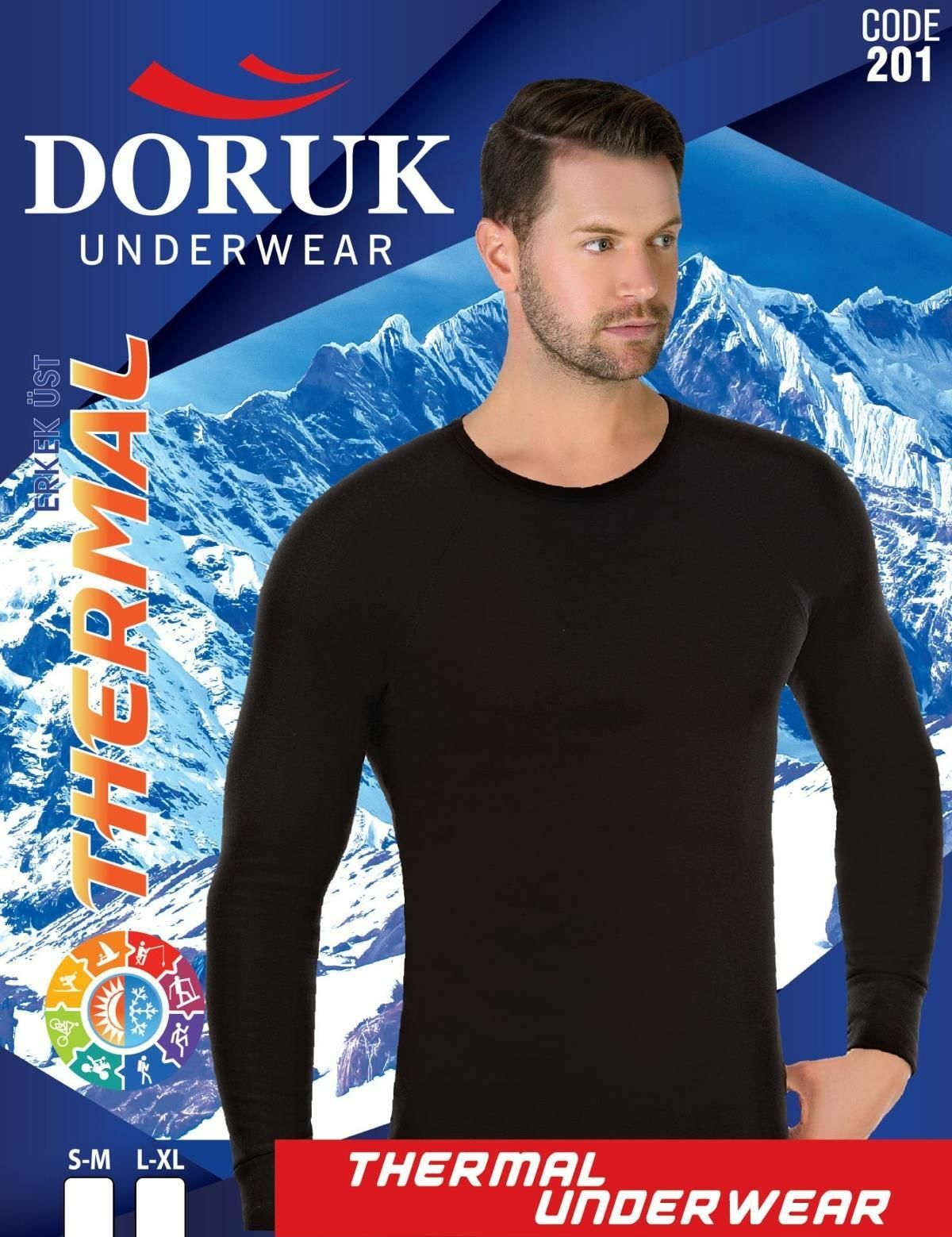 DORUK 201 ERKEK TERMAL UZUN KOL FANILA