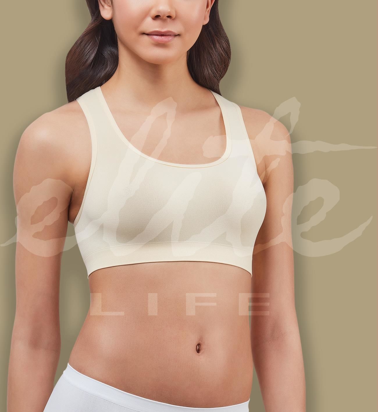 ELİTE LİFE 775 B-05 SPORCU BÜSTİYER ---TEN - L-XL