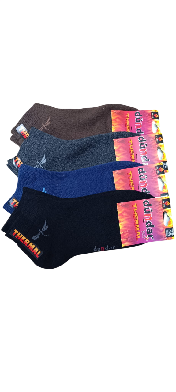 Dündar / Unısex Termal Havlu Patik