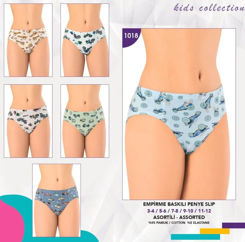 KOTA 1018 ERKEK ÇOCUK BASKILI SLİP