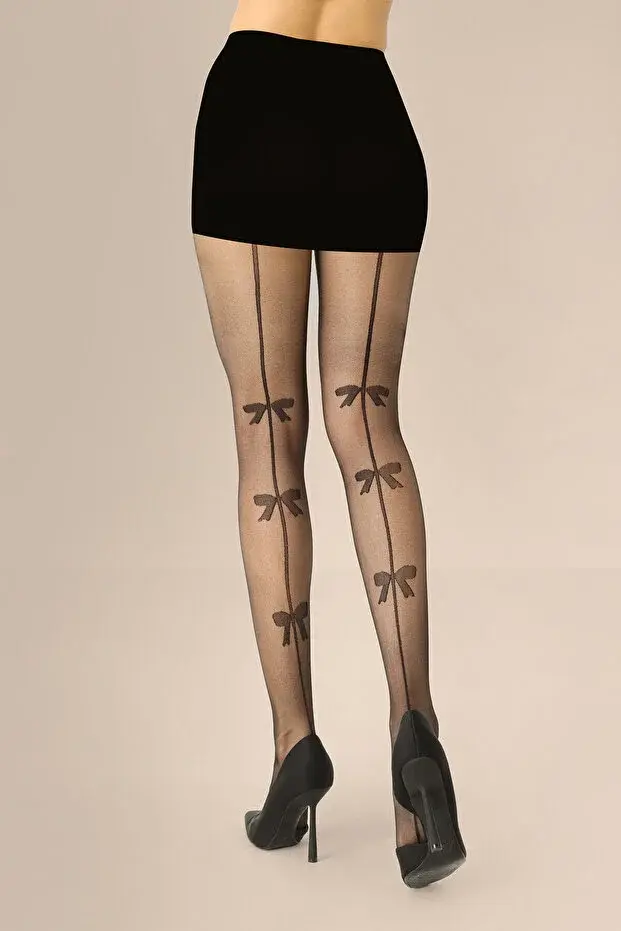 Nbb 9989 kurdela desenli külotlu çorap