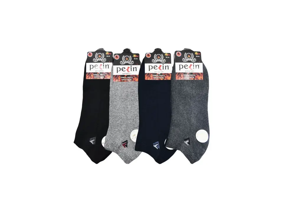 Erkek Havlu Patik Pelin