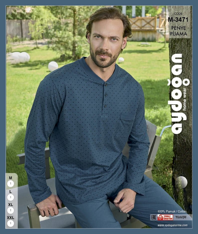 Aydoğan 3471 Erkek Pijama Takım