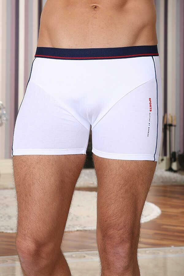 Berrak 1078 Erkek Modal Boxer -BEYAZ - -L