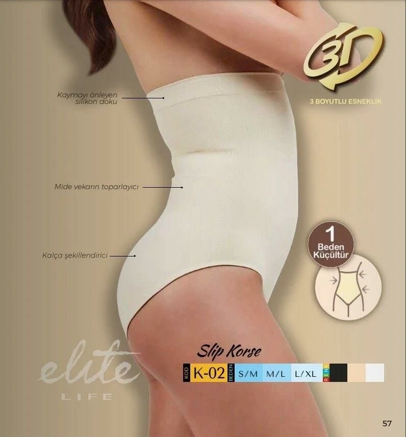 ELİTE LİFE 890 K-02 SLİP KORSE