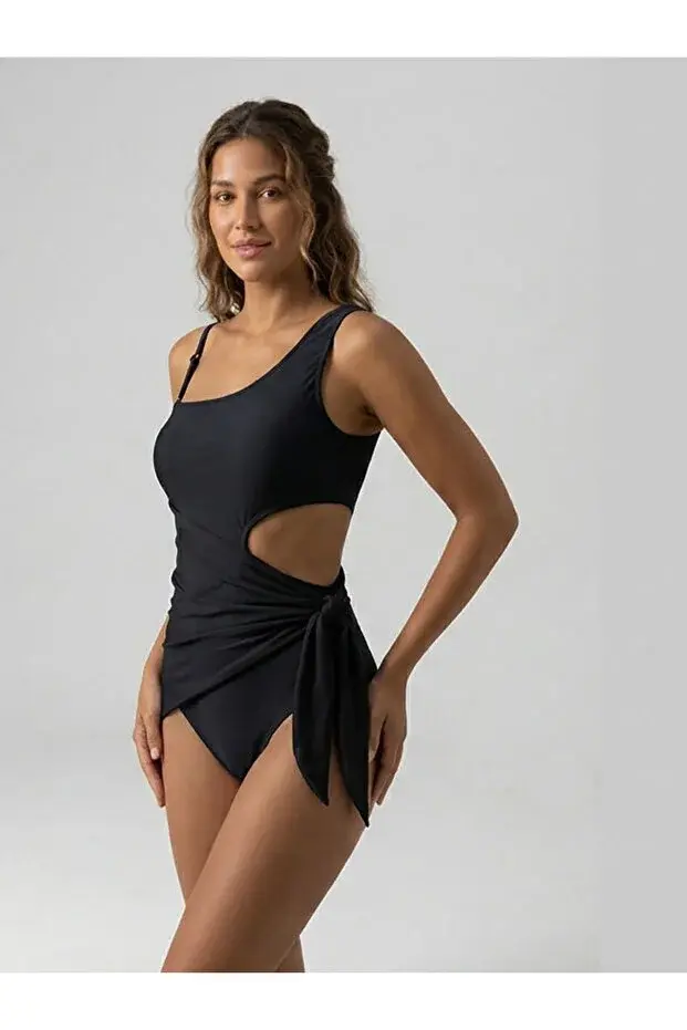 Azra 714 bayan tek omuz mayo