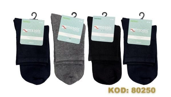 Mosaic 80250 Erkek Bambu Tenis Çorap