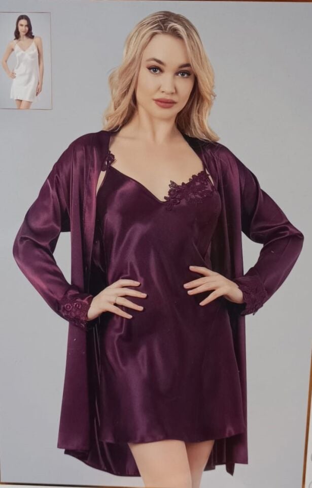 Ahu 7807 2li Kısa Gecelik Takım