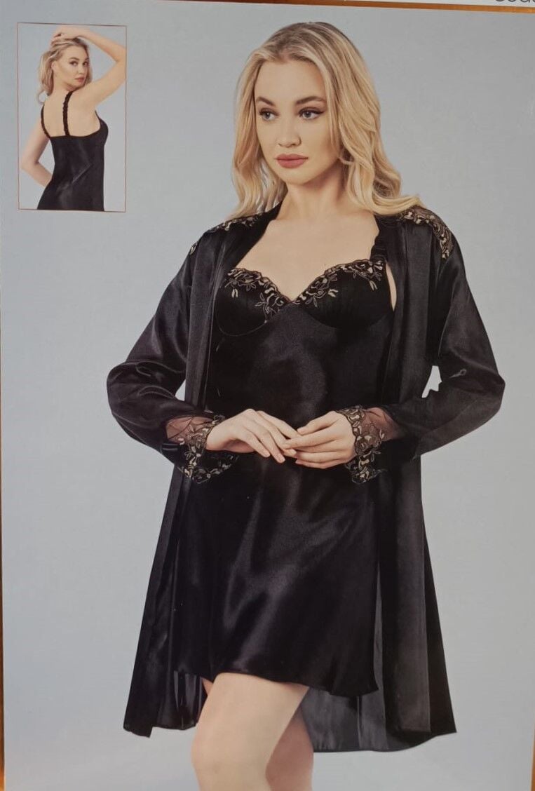 Ahu 7815 2li Kısa Gecelik Takım