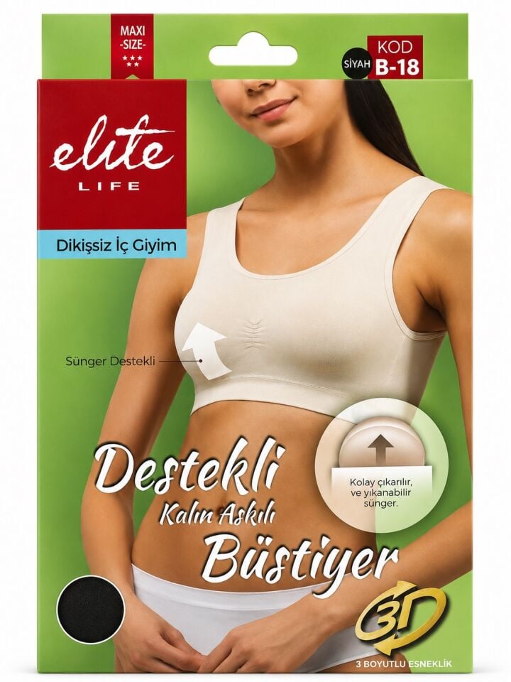 Elite Life 774 B-18 Maxi Destekli Büstiyer