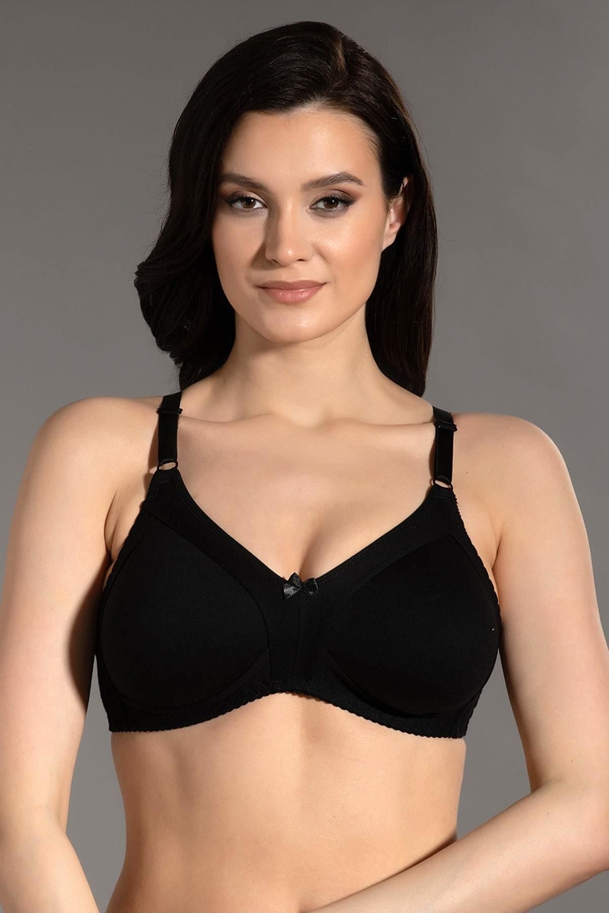 NEW BRA 1750 BAYAN SÜTYEN -SİYAH - -90B