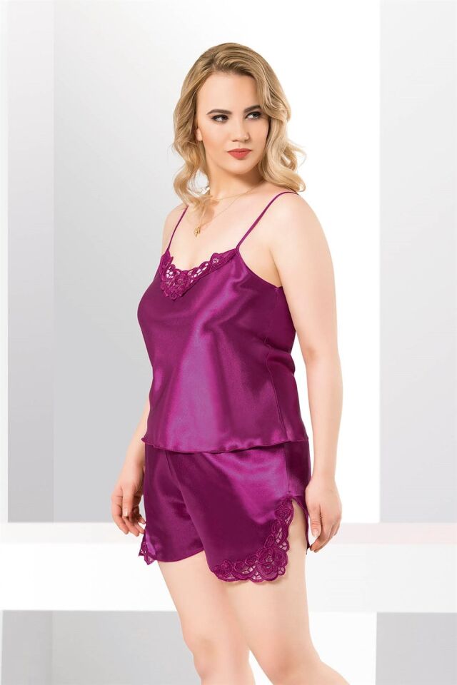 Primoda 1024 Saten Babydoll Gecelik Takımı