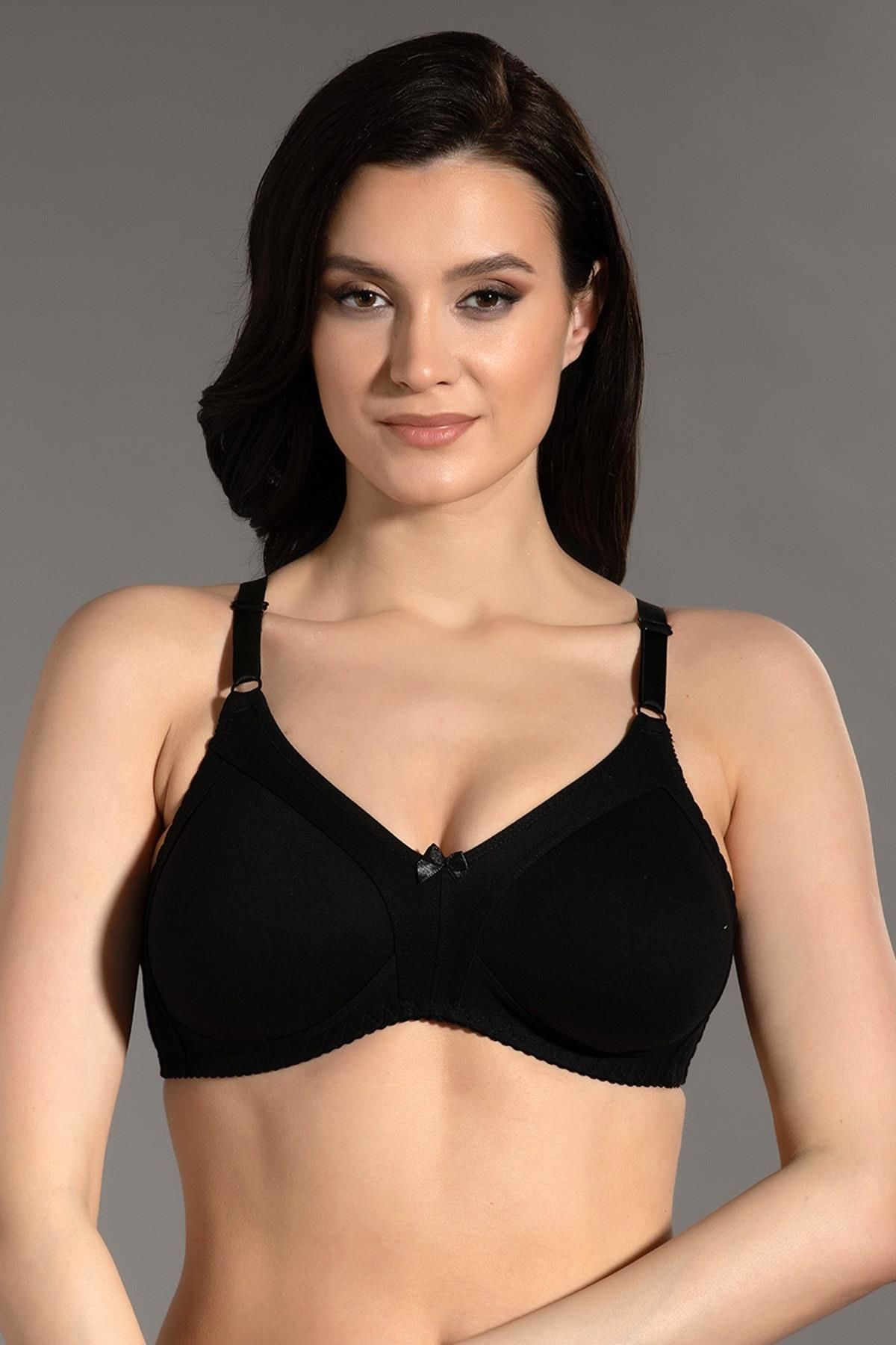 NEW BRA 1750 BAYAN SÜTYEN -SİYAH - 100B
